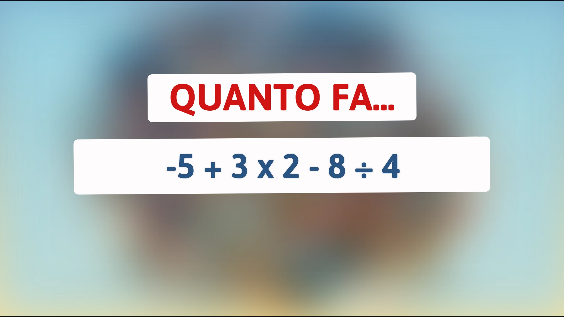"Solo il 2% delle persone riesce a risolvere questo indovinello matematico: Sei tra i geni capaci di comprenderlo?""